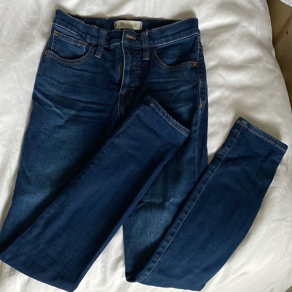 Madewell “roadtripper jeans” dark, like new